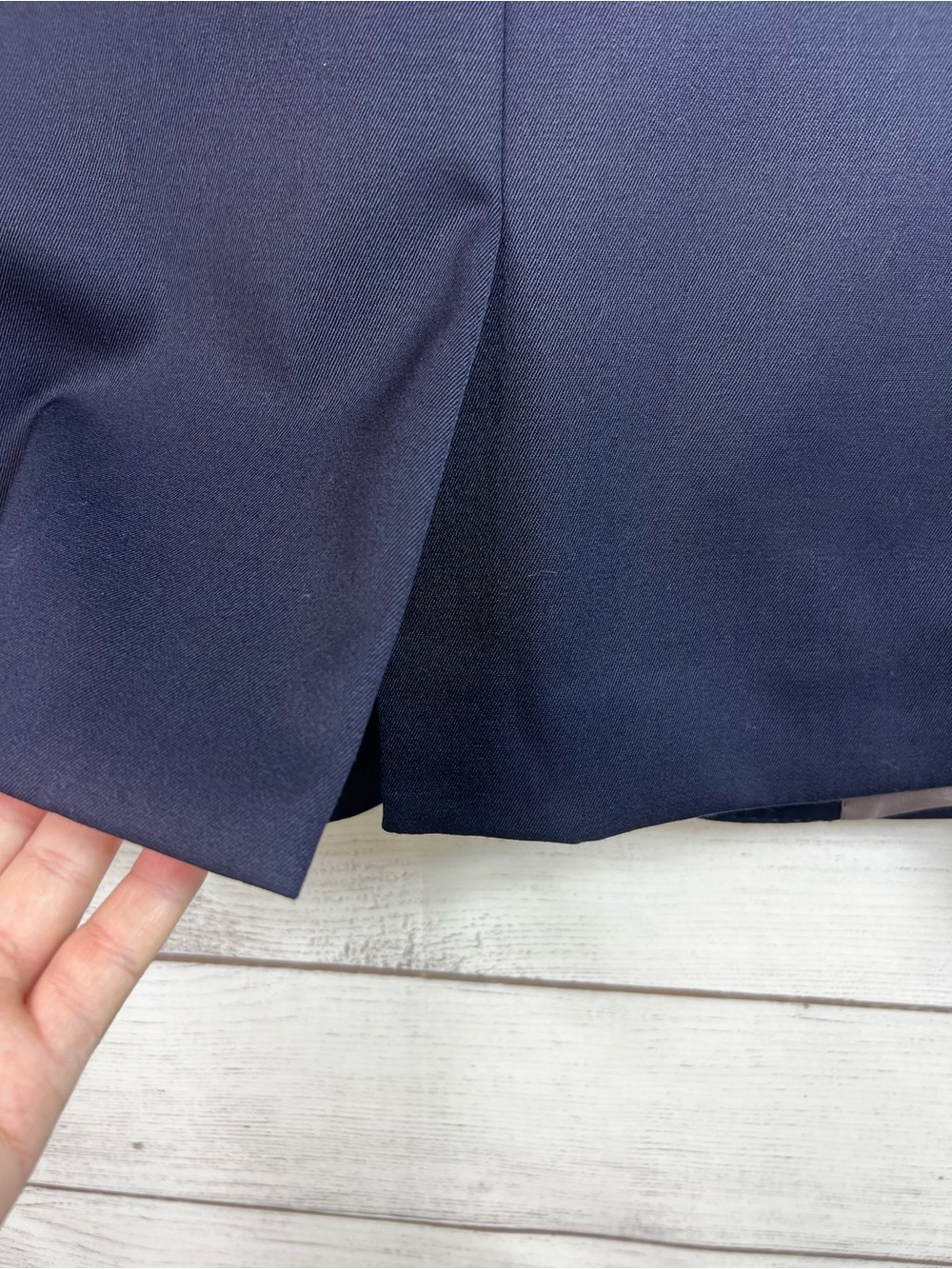 J CREW Crewcuts Boys Ludlow Suit Jacket Navy Blue Two Gold Button Size 14 Preppy - Picture 6 of 12